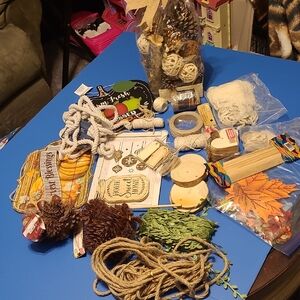 Assorted Rustic Decor Craft Supplies Bundle